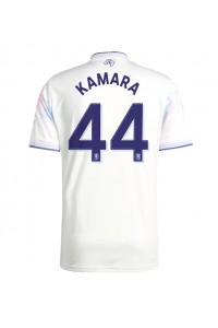 Aston Villa Boubacar Kamara #44 Jalkapallovaatteet Kolmaspaita 2025-26 Lyhythihainen